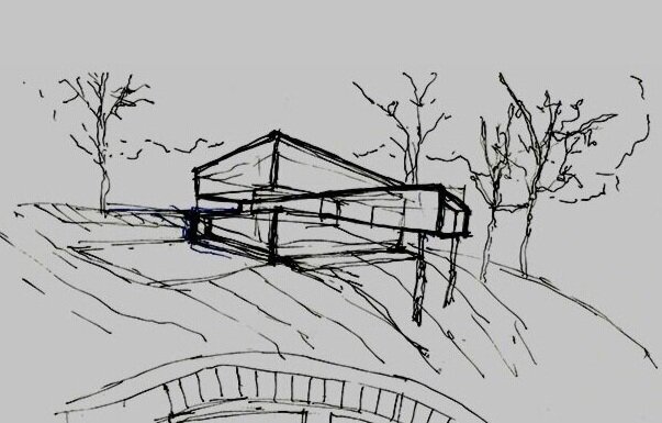 Core Architects hand-drawn design study